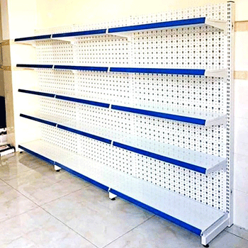 Kệ siêu thị đôi 3 tầng 135x90cm - Ảnh 3