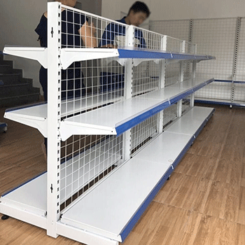 Kệ siêu thị đôi 3 tầng 135x90cm - Ảnh 4