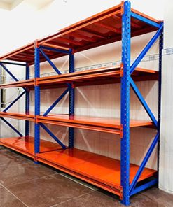 Kệ trung tải kích thước Dài 2m x Rộng 0,6m x Cao 2m